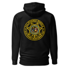 California Parole EMU Pullover Hoodie by SLYR Apparel in black – back view