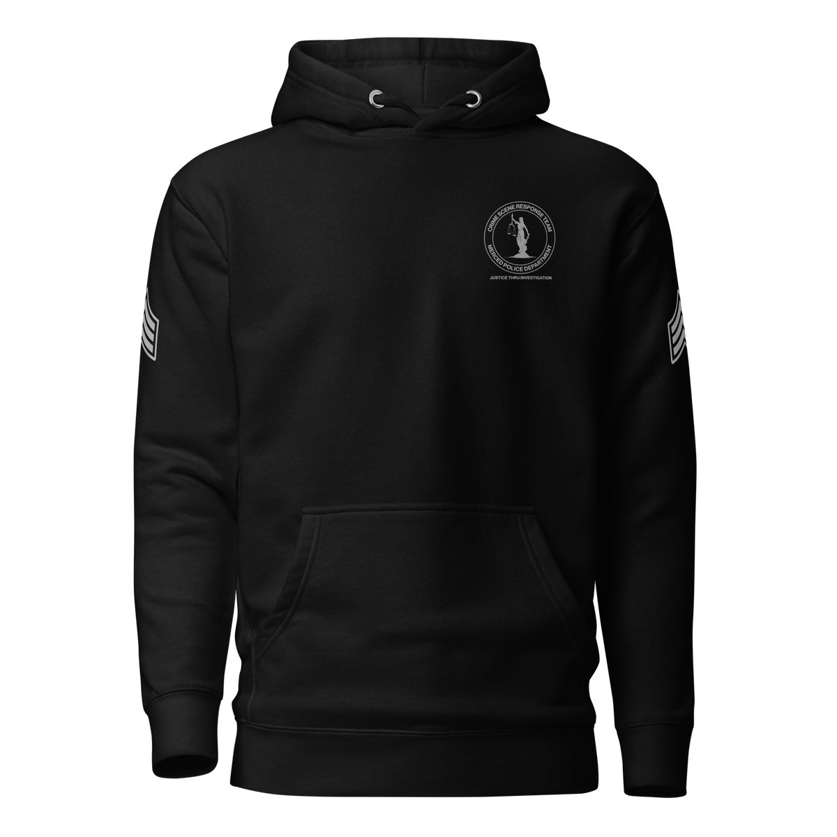 CSRT Sergeant pullover hoodie by SLYR Apparel — front view
