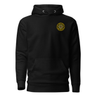California Parole EMU Pullover Hoodie by SLYR Apparel in black – front view