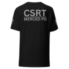 CSRT Member T-shirt by SLYR Apparel — back view
