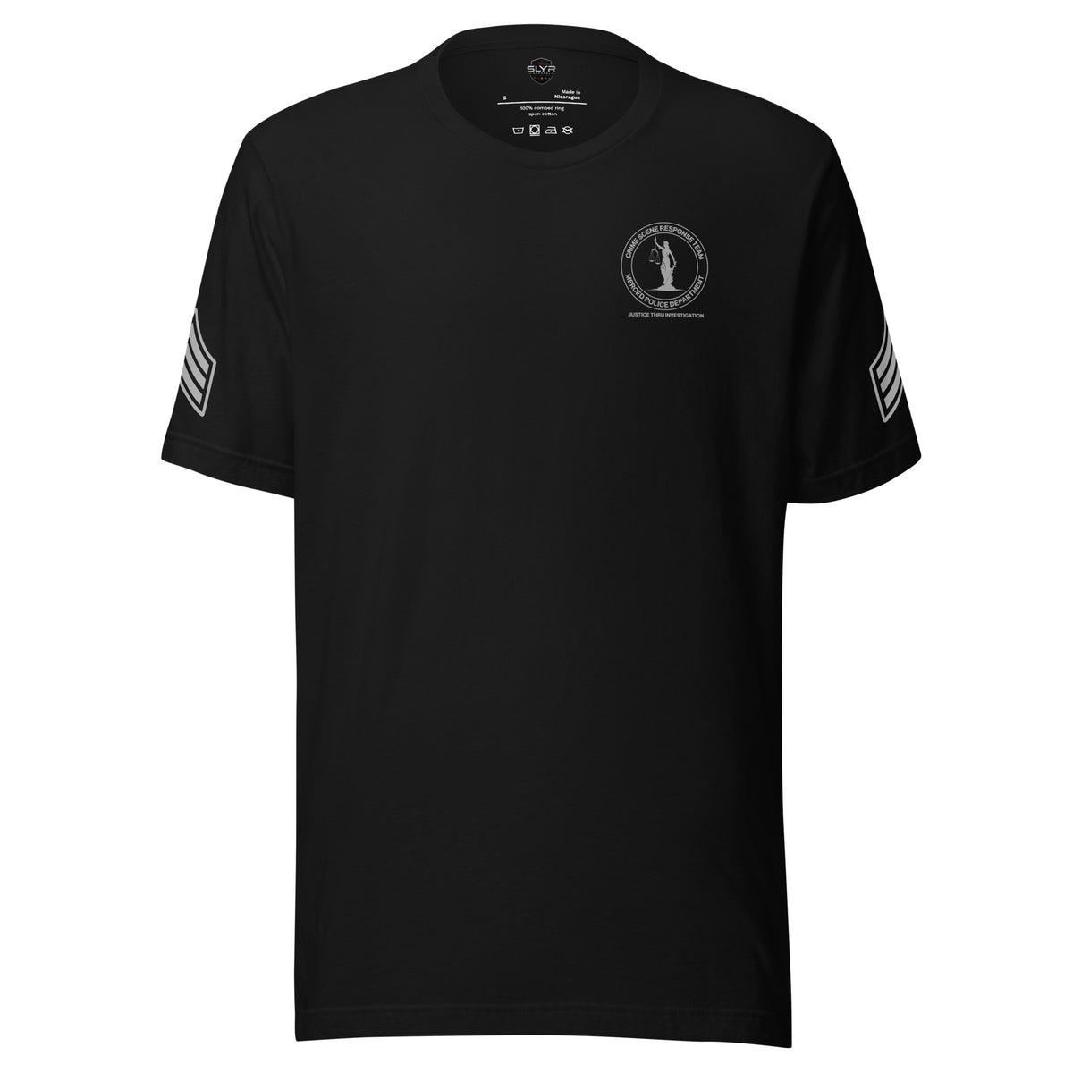 CSRT Sergeant T-shirt by SLYR Apparel — front view