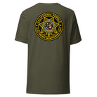 CDC Parole EMU Unit T-Shirt by SLYR Apparel in military green – back view
