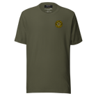 California Parole EMU T-Shirt by SLYR Apparel in military green – front view