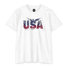 SLYR Apparel USA Distressed Eagle patriotic graphic T-shirt